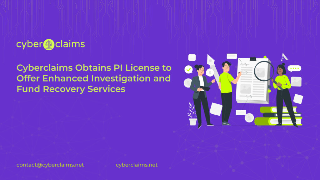 Cyberclaims obtains PI license