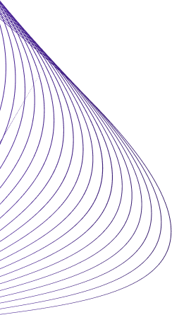 Abstract purple curved line pattern — a decorative background shape used for visual branding and design continuity on CyberClaims site.